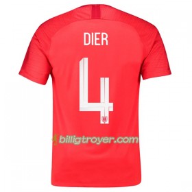 Billige Fotballdrakter England Dier 4 VM 2018 Bortedraktsett